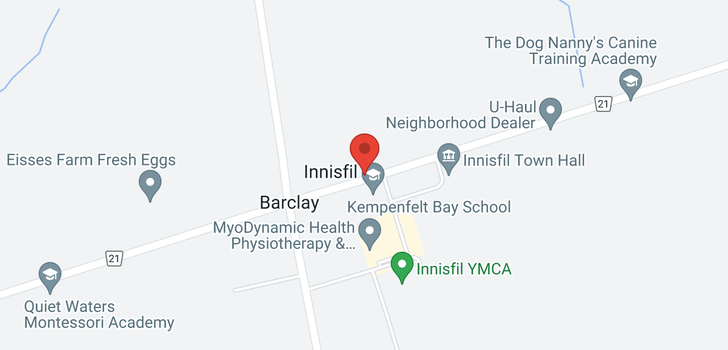map of 2146 INNISFIL BEACH Road
